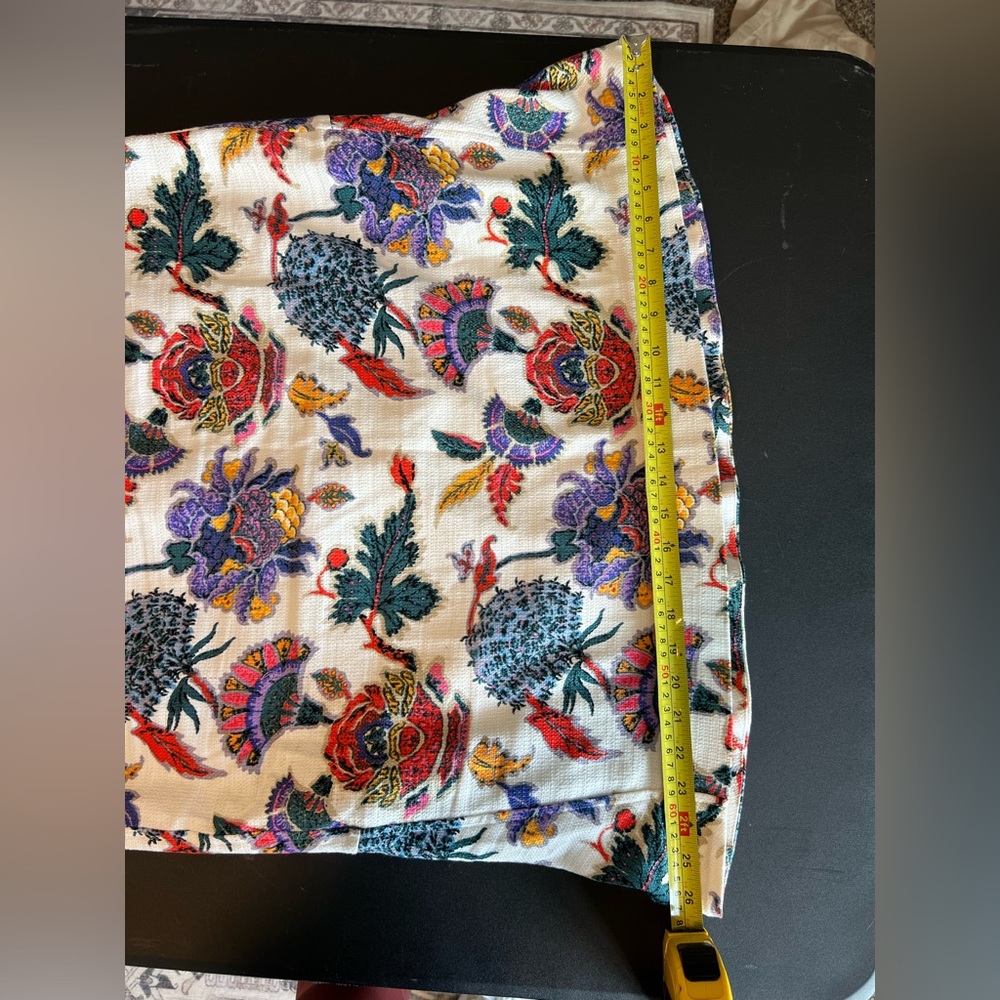 J Crew REIMAGINED| New Paisley Floral Trumpet Skirt Colorful Size 14 - Picture 7 of 10